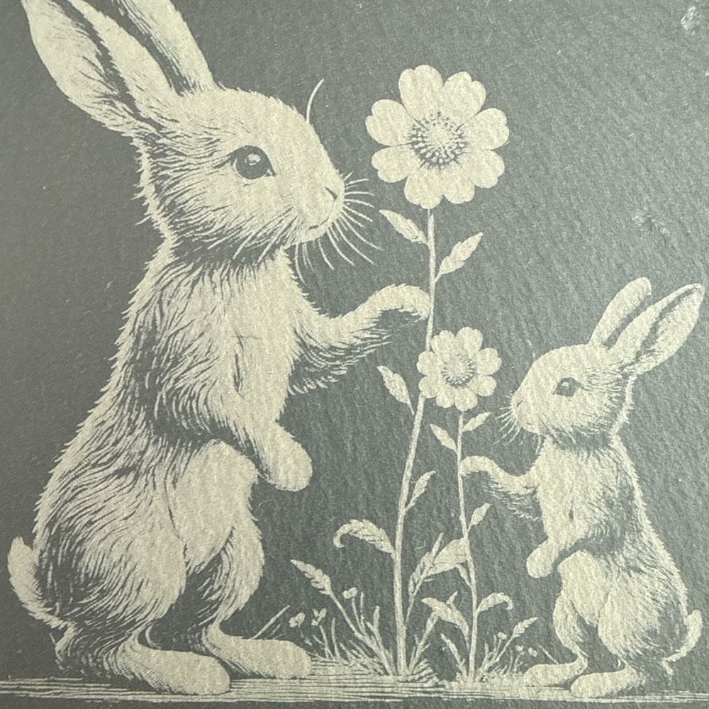 Gray Rabbit Design Coasters - Picture 2 of 2